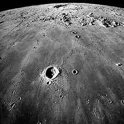 Copernicus crater close-up