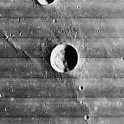 Galilaei crater close-up