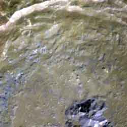 Tycho crater close-up